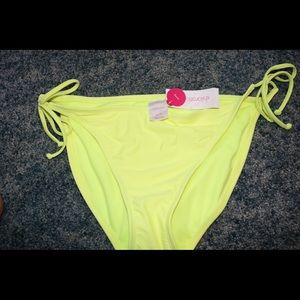 Xhilaration Neon Yellow Bikini bottom